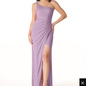 Azazie A12 Cassia Mesh Dress (Wisteria)